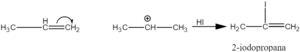 Aturan Markownikoff 2-iodopropana