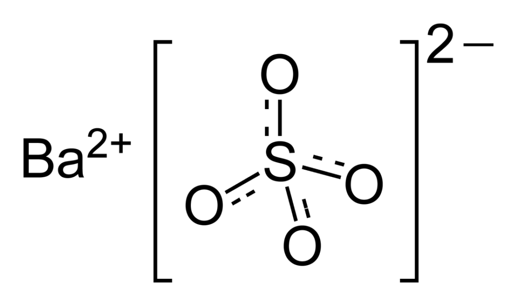Struktur Barium Sulfat