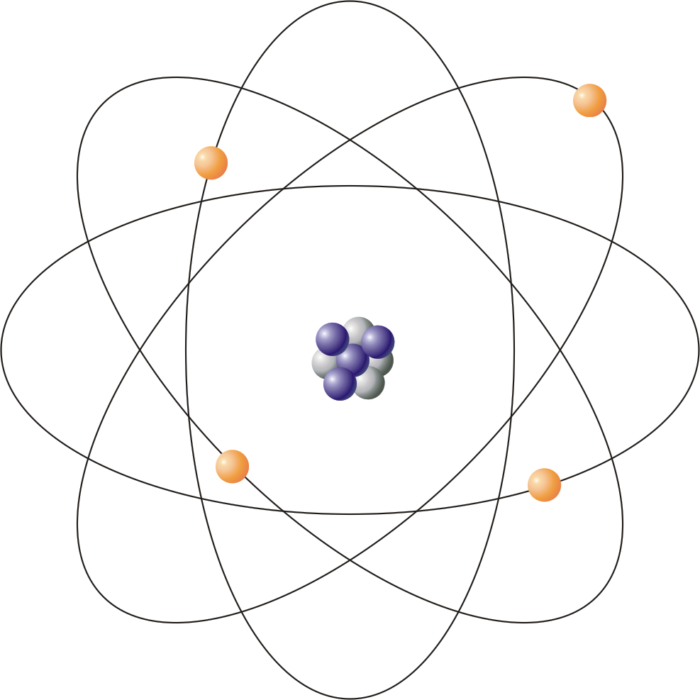 Gambar Model Atom Rutherford