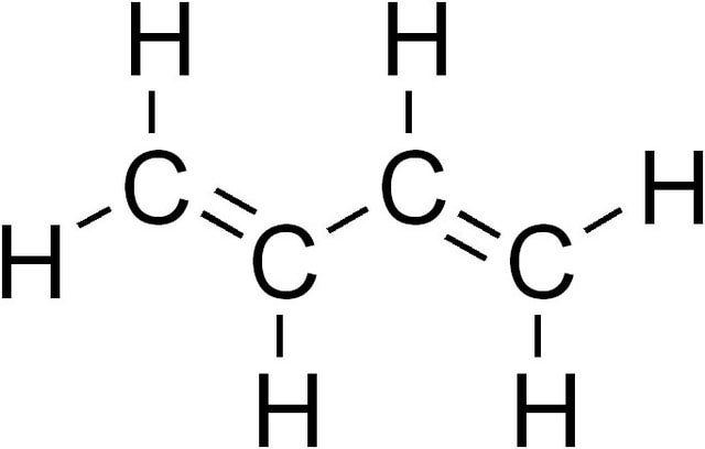 Struktur Lewis Ikatan Kovalen C4H6 (Butadiena)
