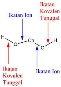 Ikatan Ion dan Kovalen Ca(OH)2 | MateriKimia
