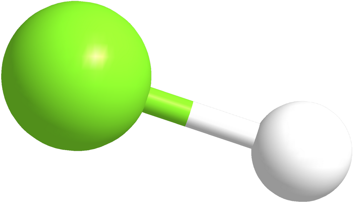 Bentuk Molekul HCl