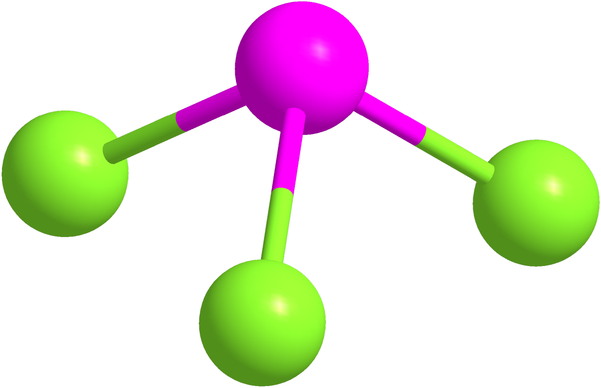 Bentuk Molekul PCl3 | MateriKimia Co2 Vsepr