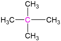 Atom C Kuartener pada Rantai Karbon 2,2-dimetil-propana