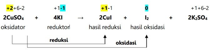 25 Contoh Reaksi Redoks Berdasarkan Perubahan Bilangan Oksidasi