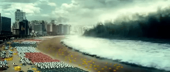 Tsunami yang Menerjang Daerah Pesisir Pantai