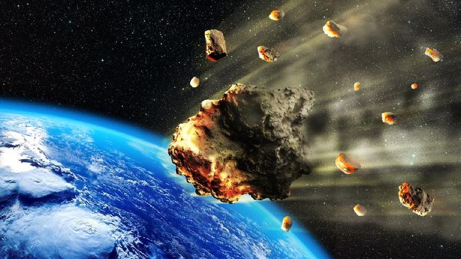 Meteor yang Sedang Menuju Bumi