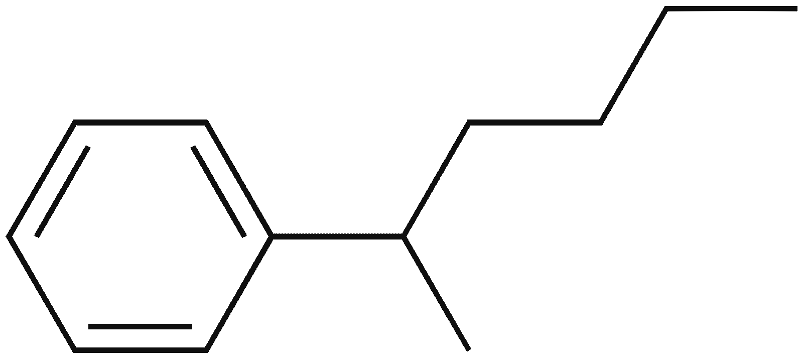 Rumus Struktur 2-Fenilheksana