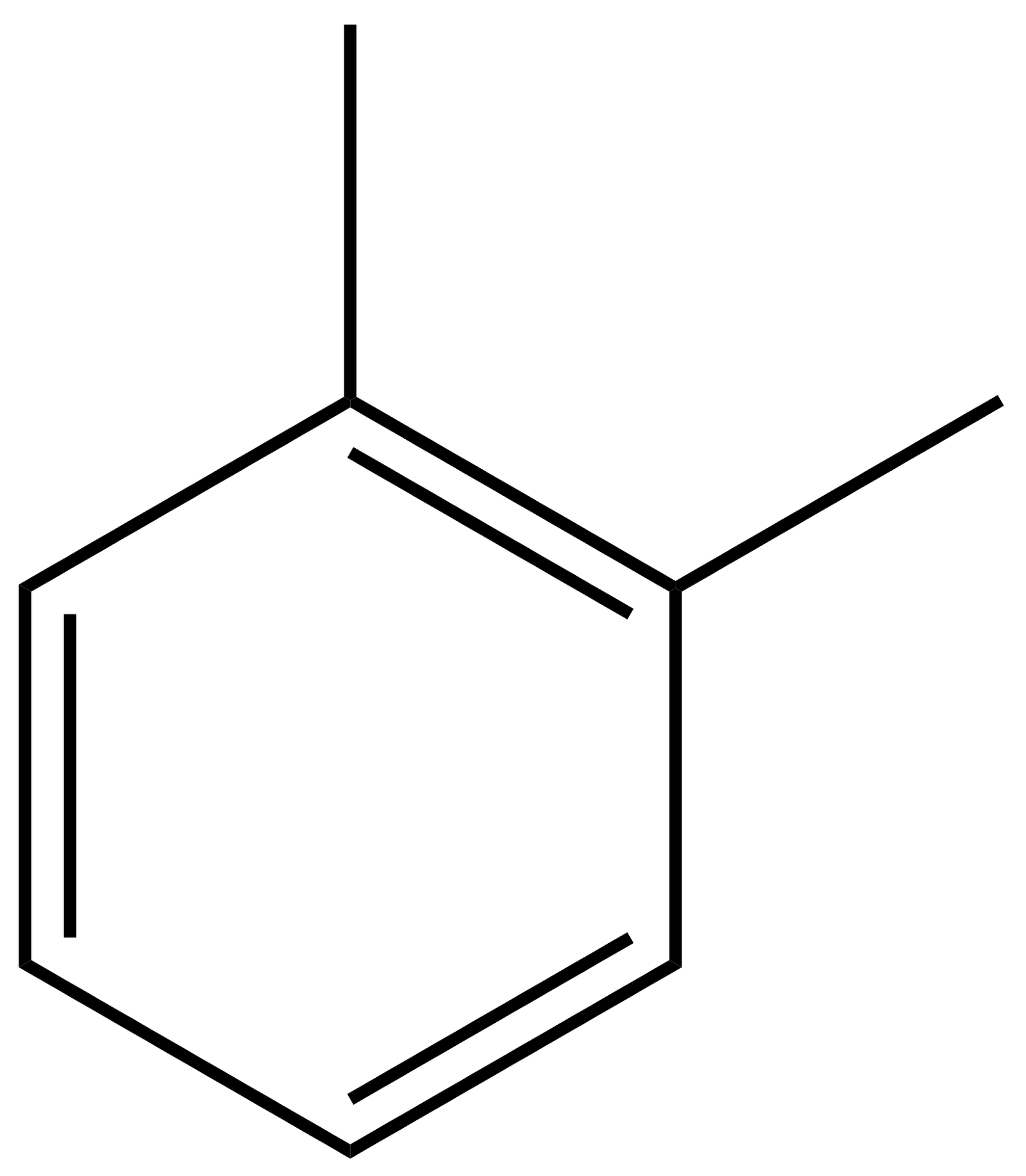 Rumus Struktur o-Xylena