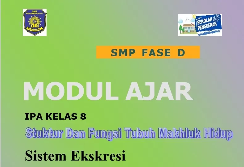 Modul Ajar Struktur dan Fungsi Tubuh Makhluk Hidup Kelas 8 Kurikulum Merdeka