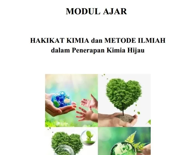 Modul Ajar Hakikat Ilmu Kimia Kurikulum Merdeka