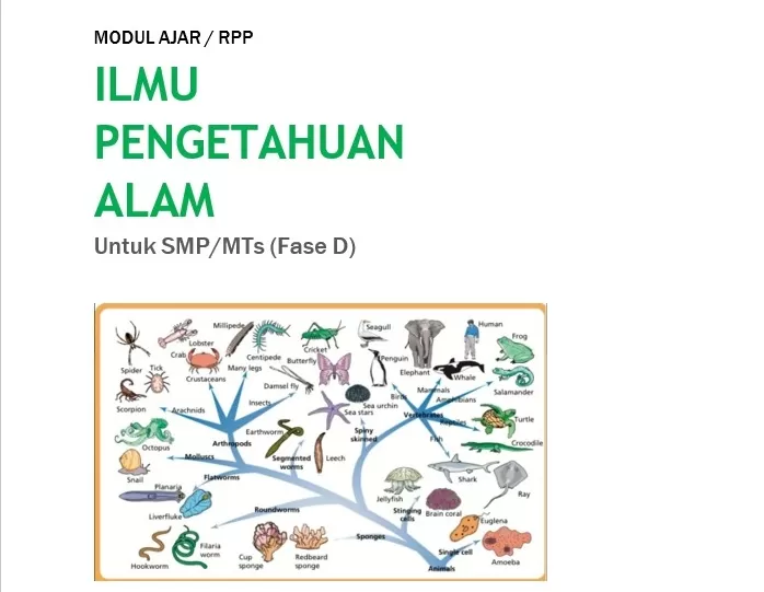 Modul Ajar IPA Kelas 7 Kurikulum Merdeka Klasifikasi Makhluk Hidup