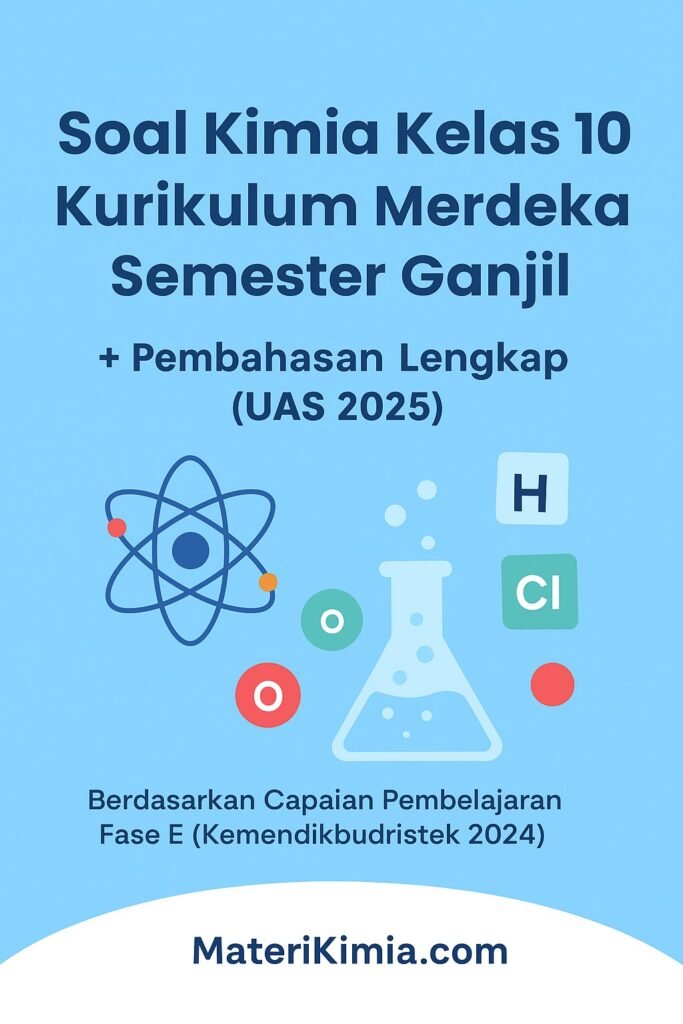 Soal Kimia Kelas 10 Kurikulum Merdeka